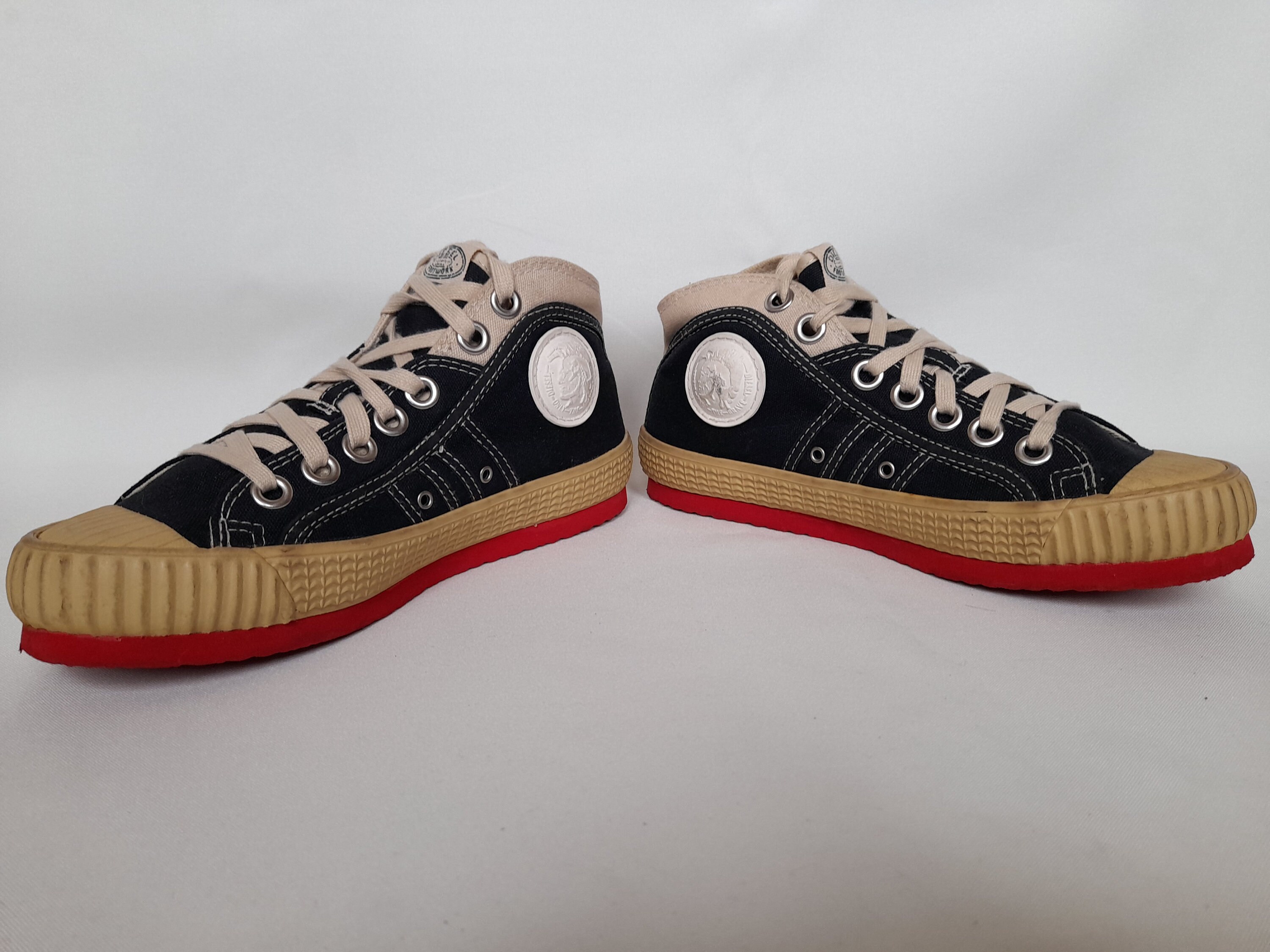 Womens Diesel Rubber Canvas Sneakers EU 