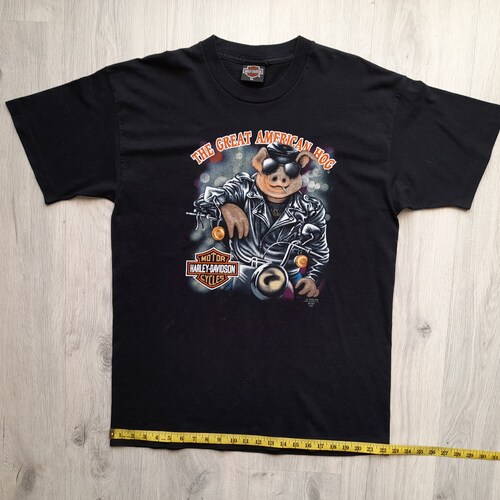 Vintage 3D Emblem The Great American shops Hog Tee ,XL ,1991 3D Emblem Shirt