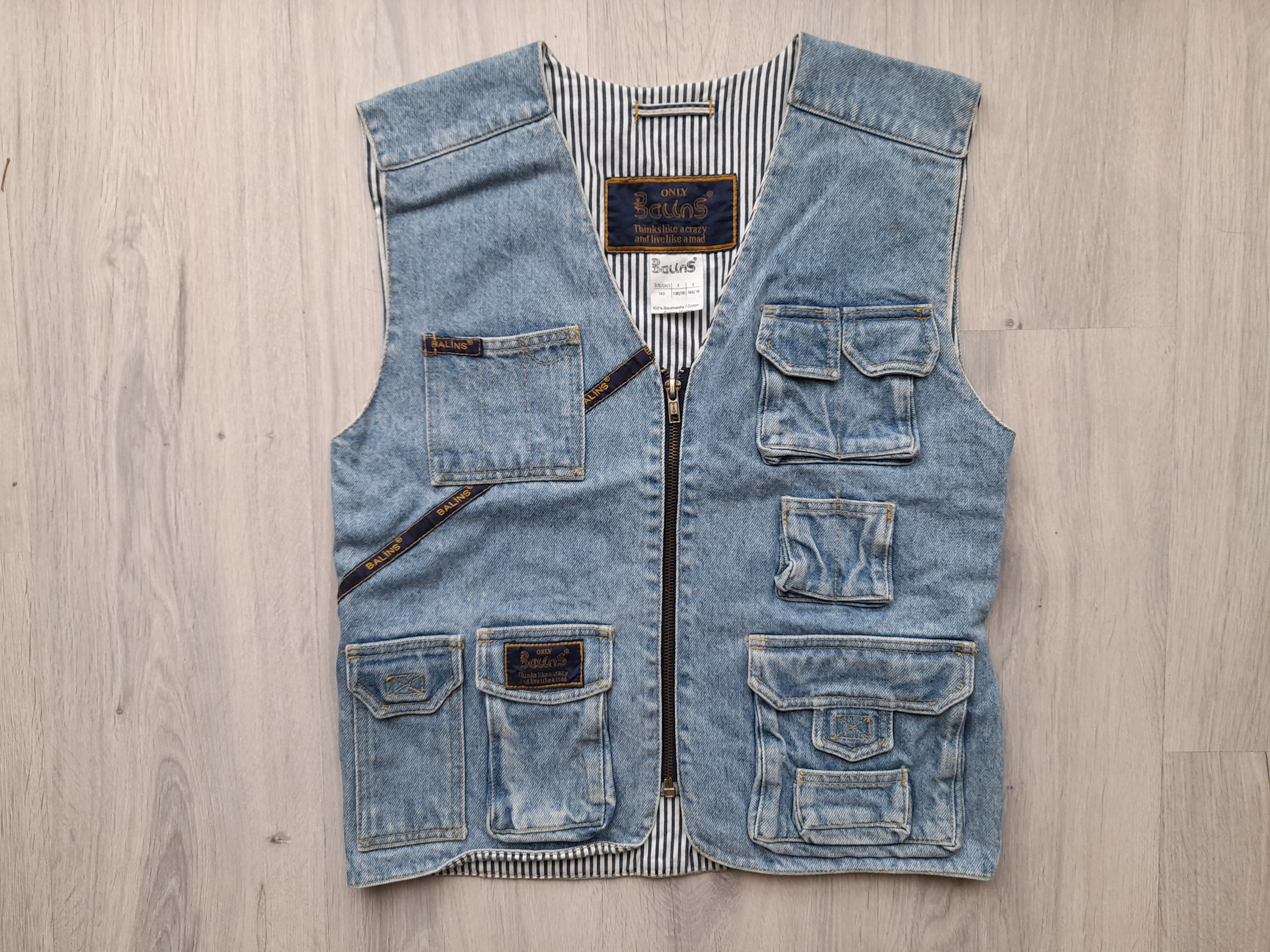 Denim fishing sale vest