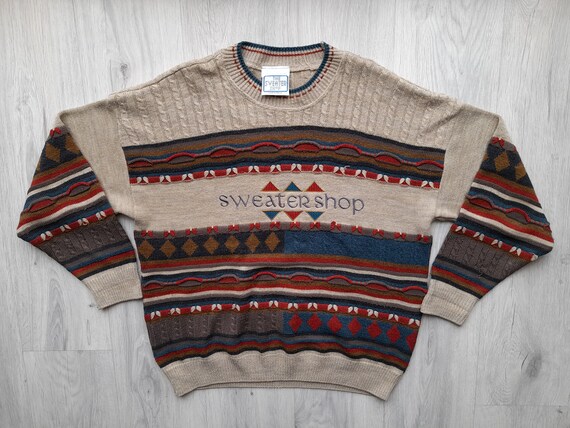 Vintage 90s the Sweater Shop made in 