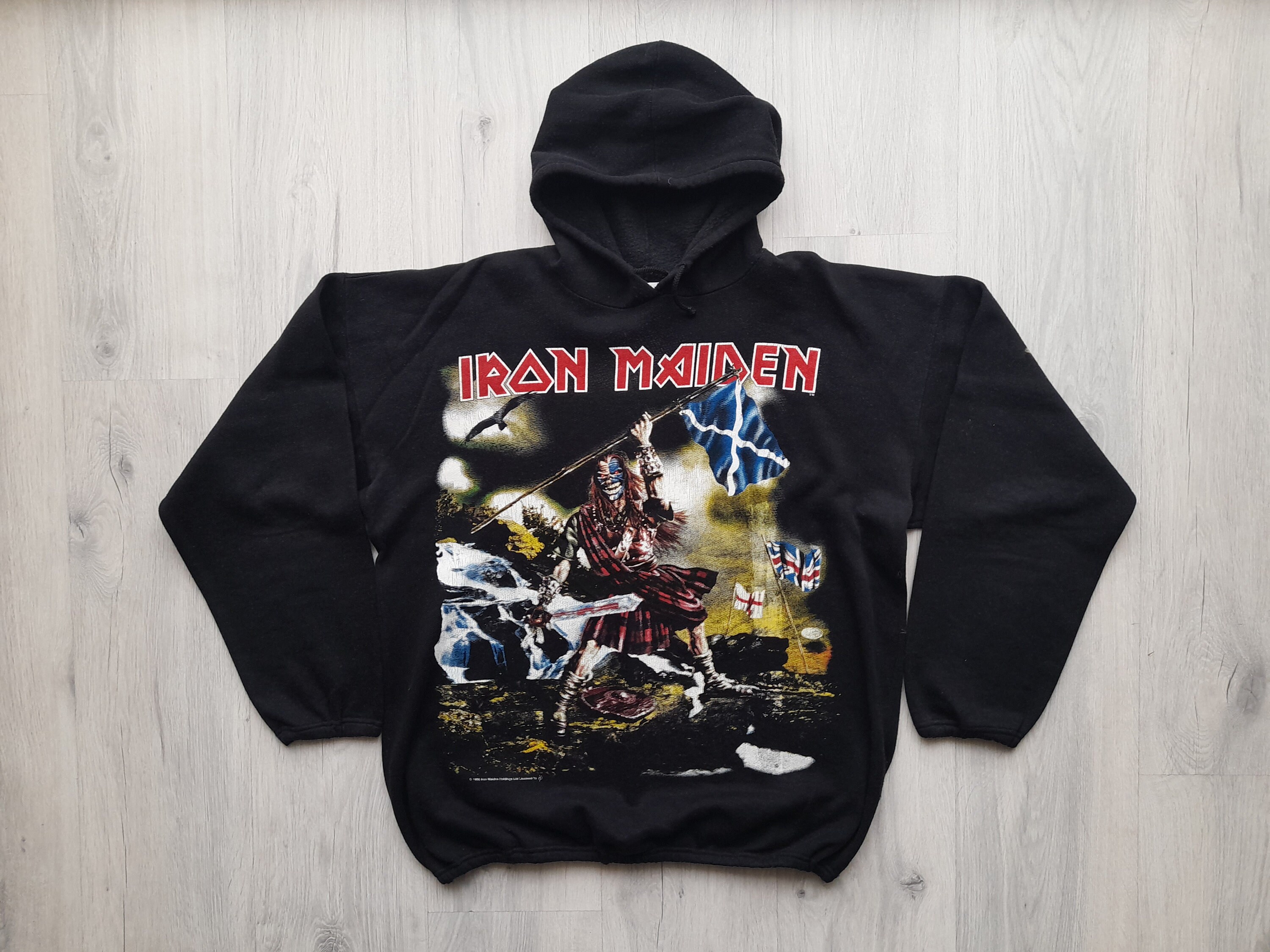 Vintage 1990s Iron Maiden Black Band T-shirt, Metal Collection
