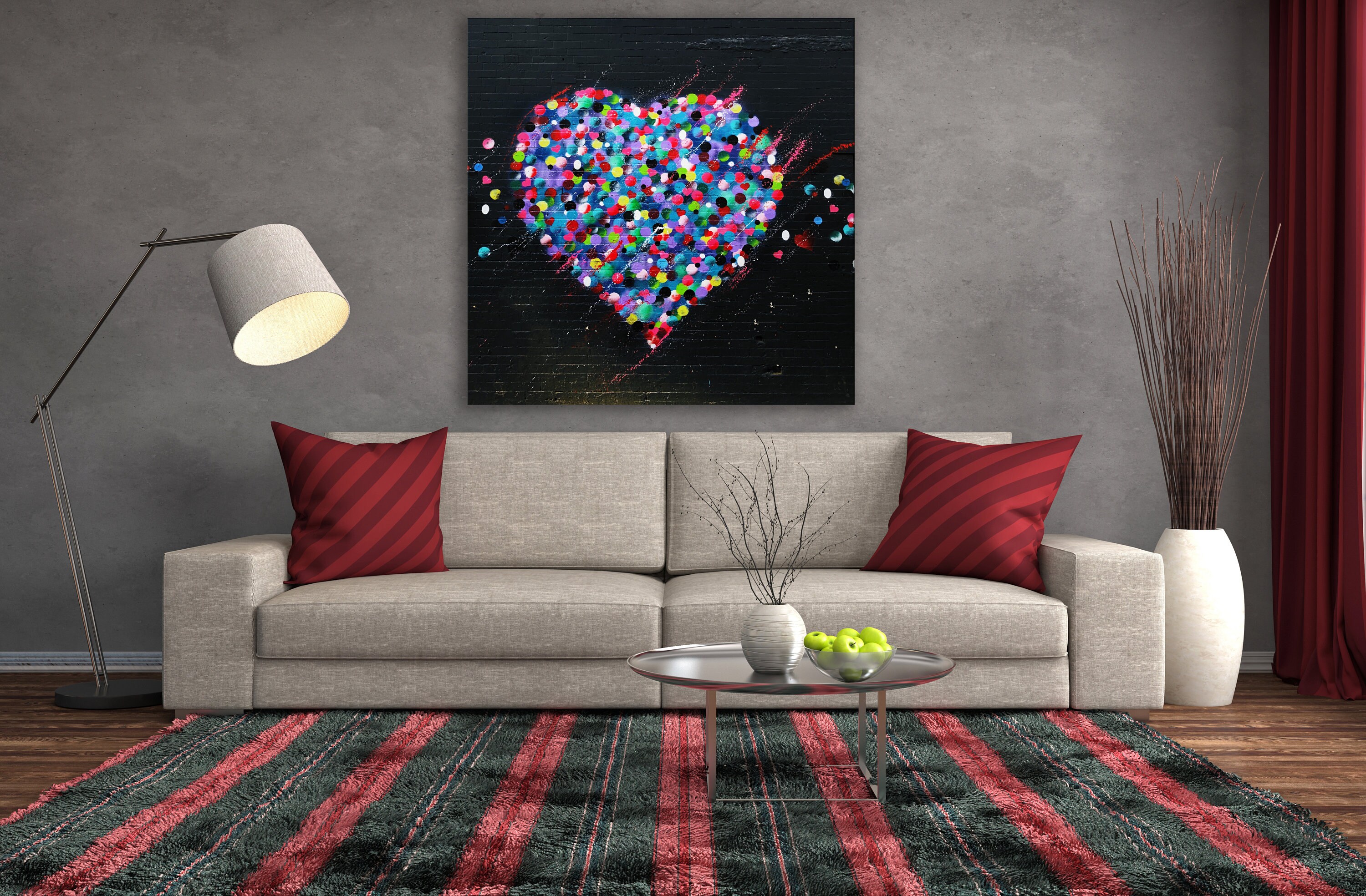 Romantic wall art Modern Canvas Romantic Art Print Art Etsy
