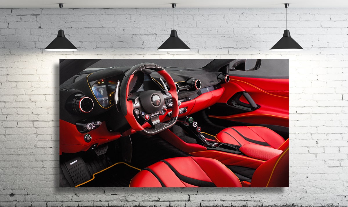 Car canvas wall art Auto canvas Classic car wall art Etsy