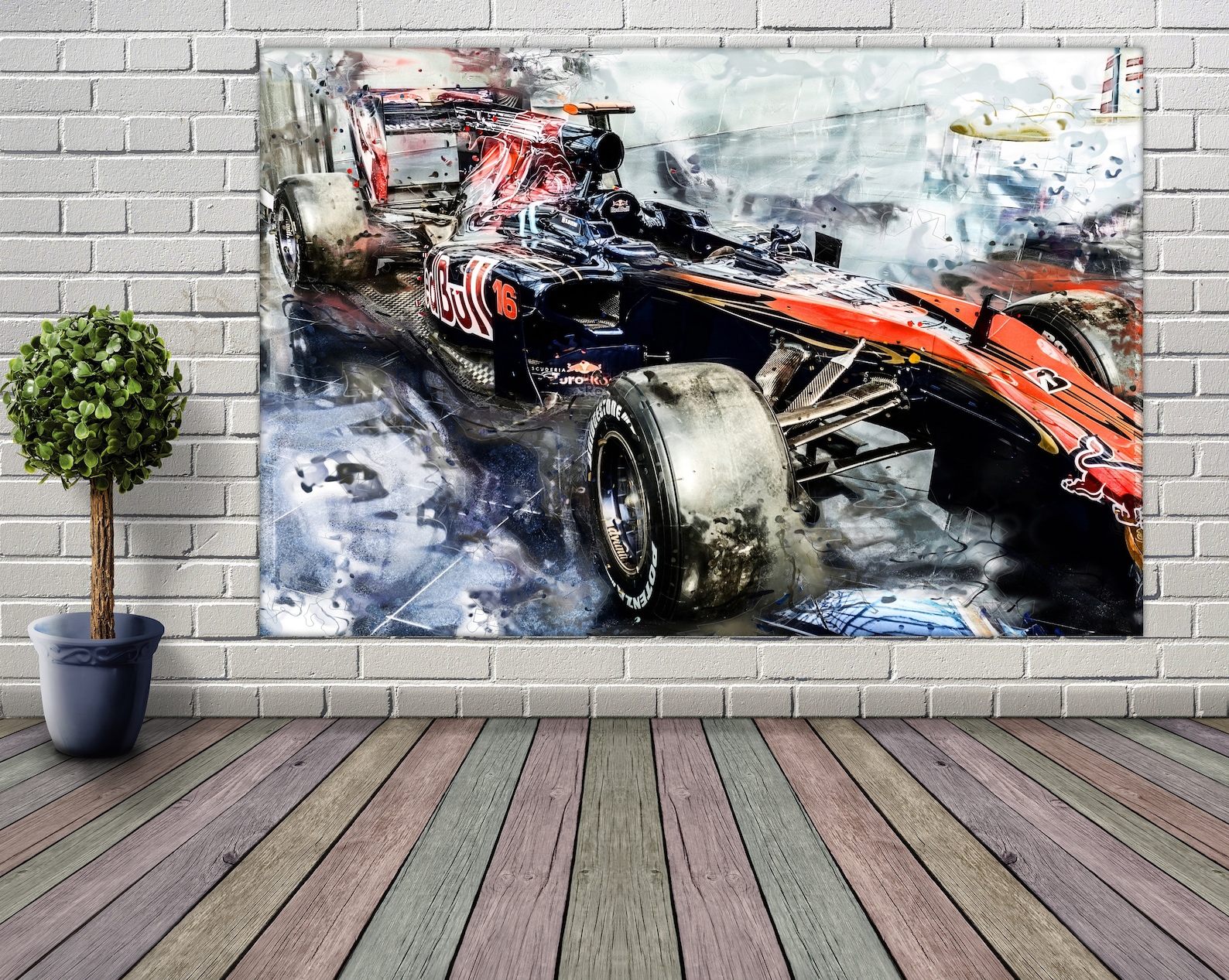 Formula 1 Wall Art Formula One Art Car Decor Office Etsy
