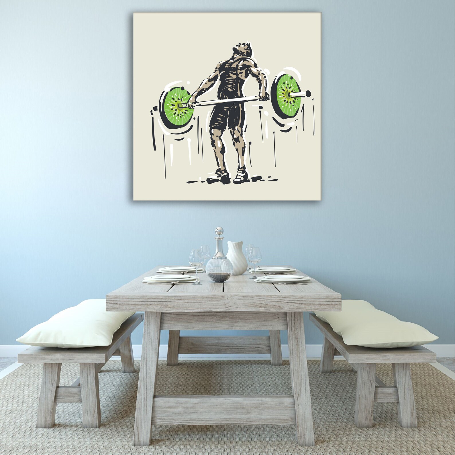 Fitness Wall Art gym Wall Art gym art Fitness Canvas | Etsy