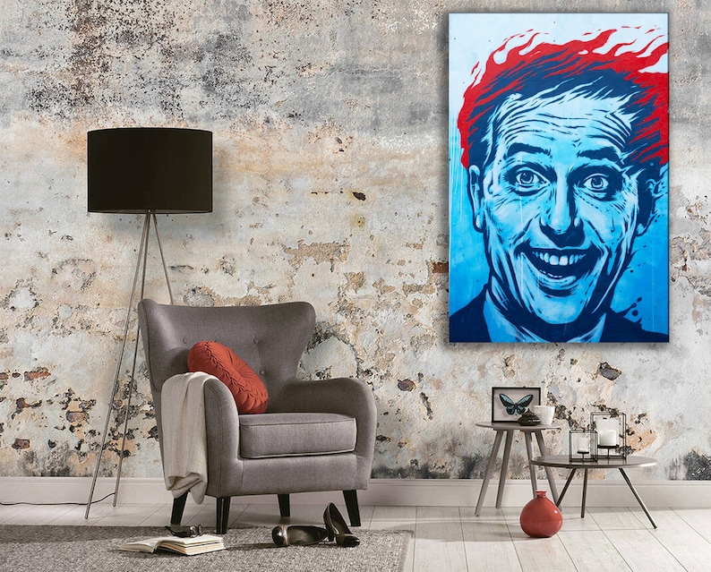 wall art decor Graffiti Wall art Print Office Decor Canvas Graffiti art Home Decor Bedroom Wall decor Street art canvas print