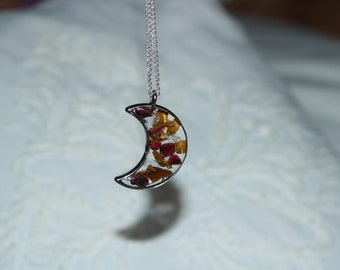 Psychic Abilities Enhancement Spell Crystal Resin Necklace