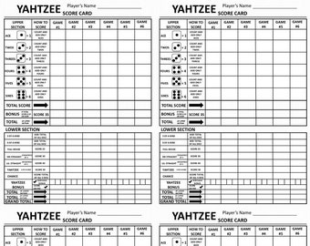 Yahtzee Yahtzee