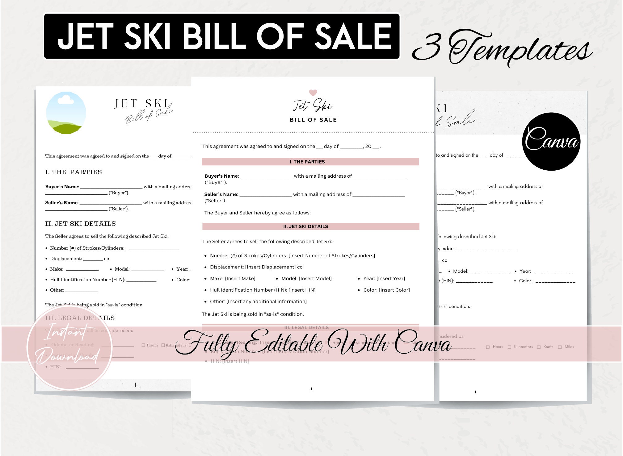 Inspiring Jet Ski Bill Of Sale Images