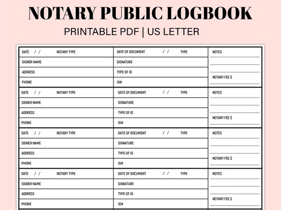 notary-public-journal-notary-log-book-notary-public-etsy