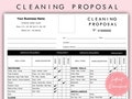 Cleaning Proposal Form | Cleaning Service Proposal | Business Cleaning Service | Cleaning Proposal Template | PDF Instant Download