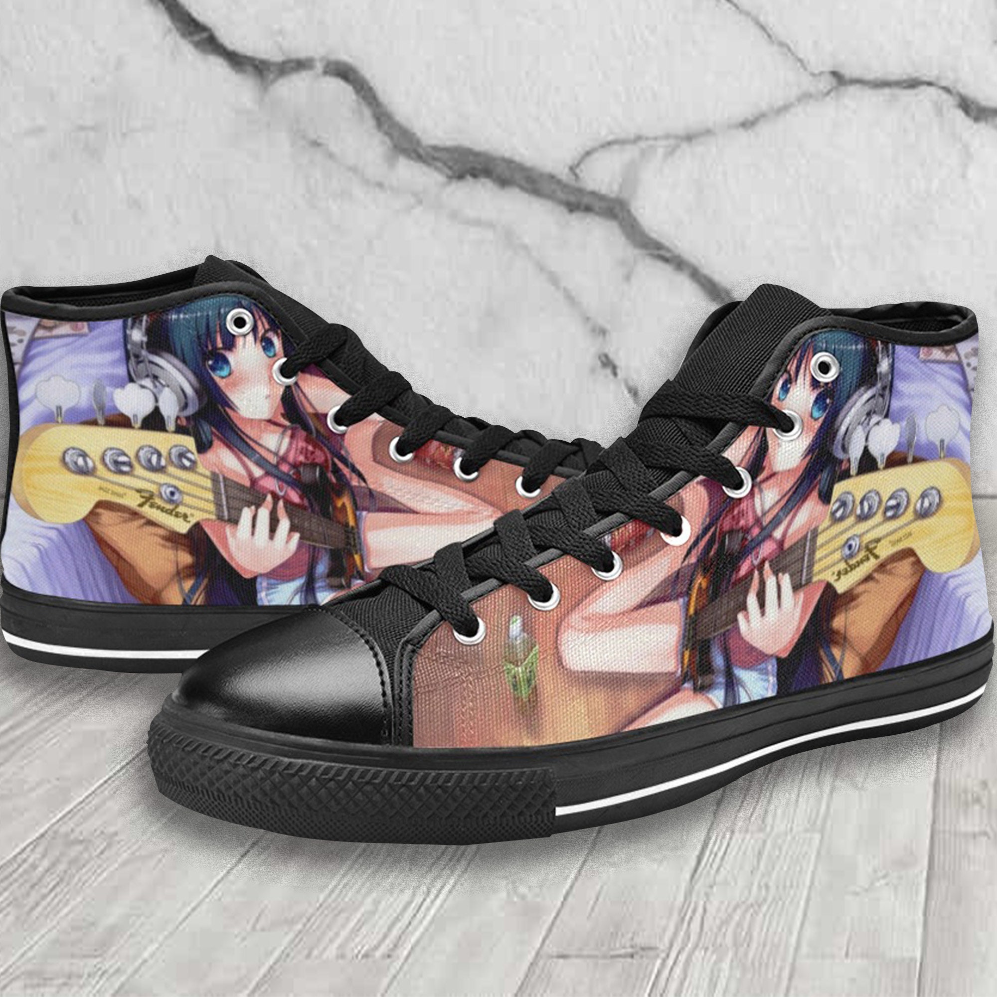 K-ON Mio Akiyama K on themed custom shoes sneakers for fan | Etsy