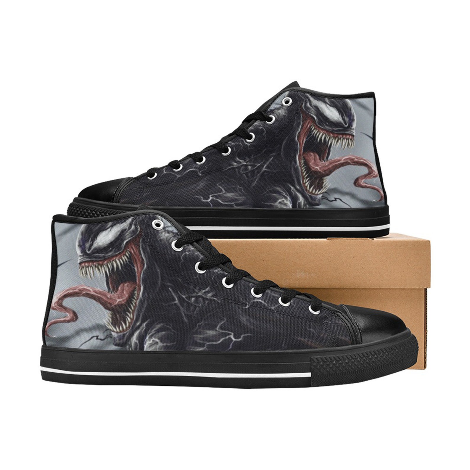 Venom Shoes Spiderman Shoes custom shoes sneakers for fan | Etsy