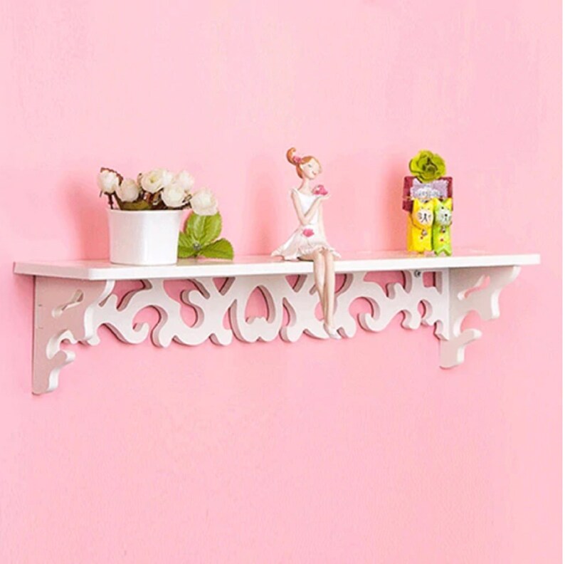 Wood Shelf Decorative Shelf Wooden Shelves Plastic Carved Etsy