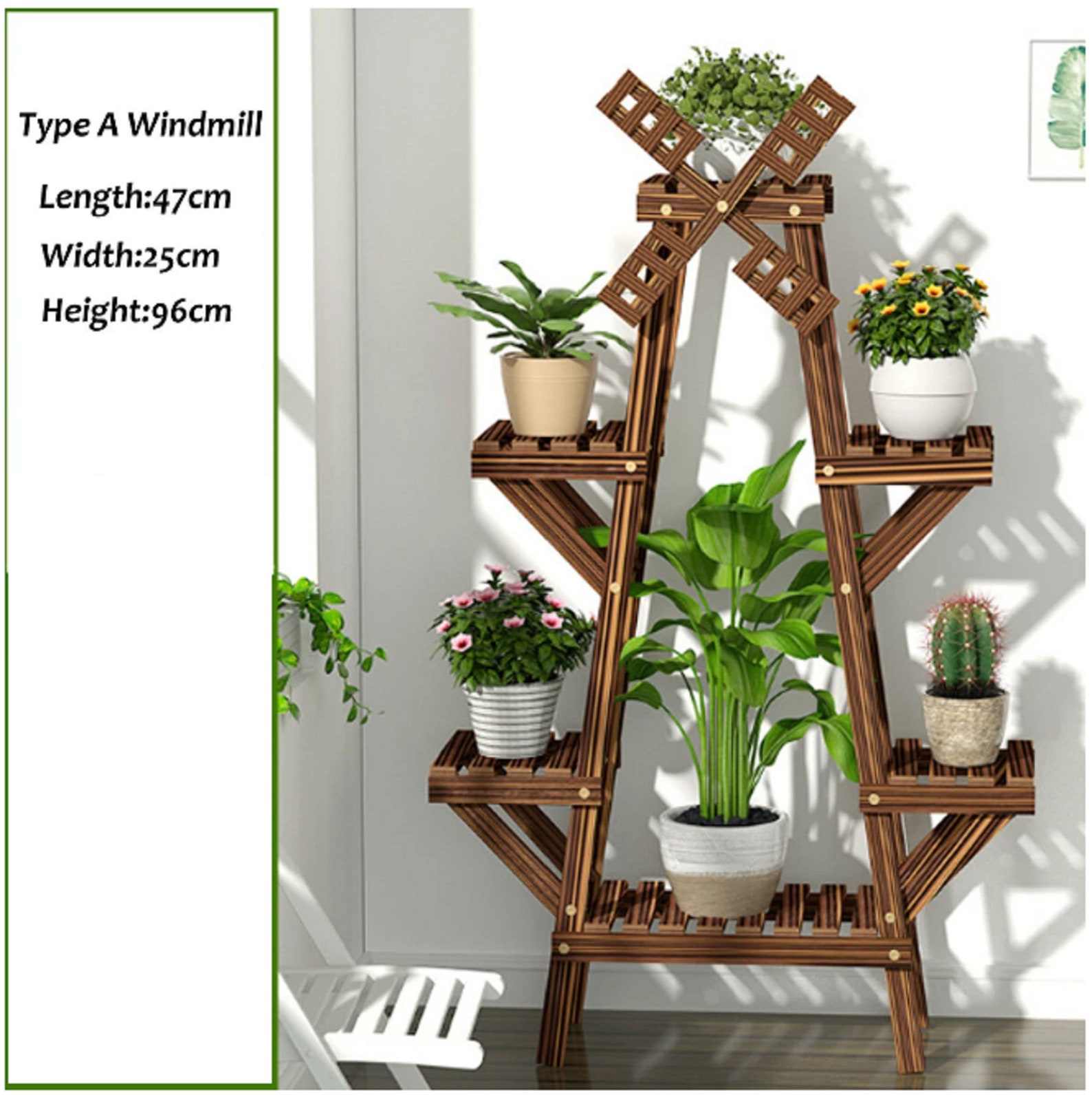 Wood Shelf Flower Pot Plant Shelf Decorative Shelf Floating Etsy