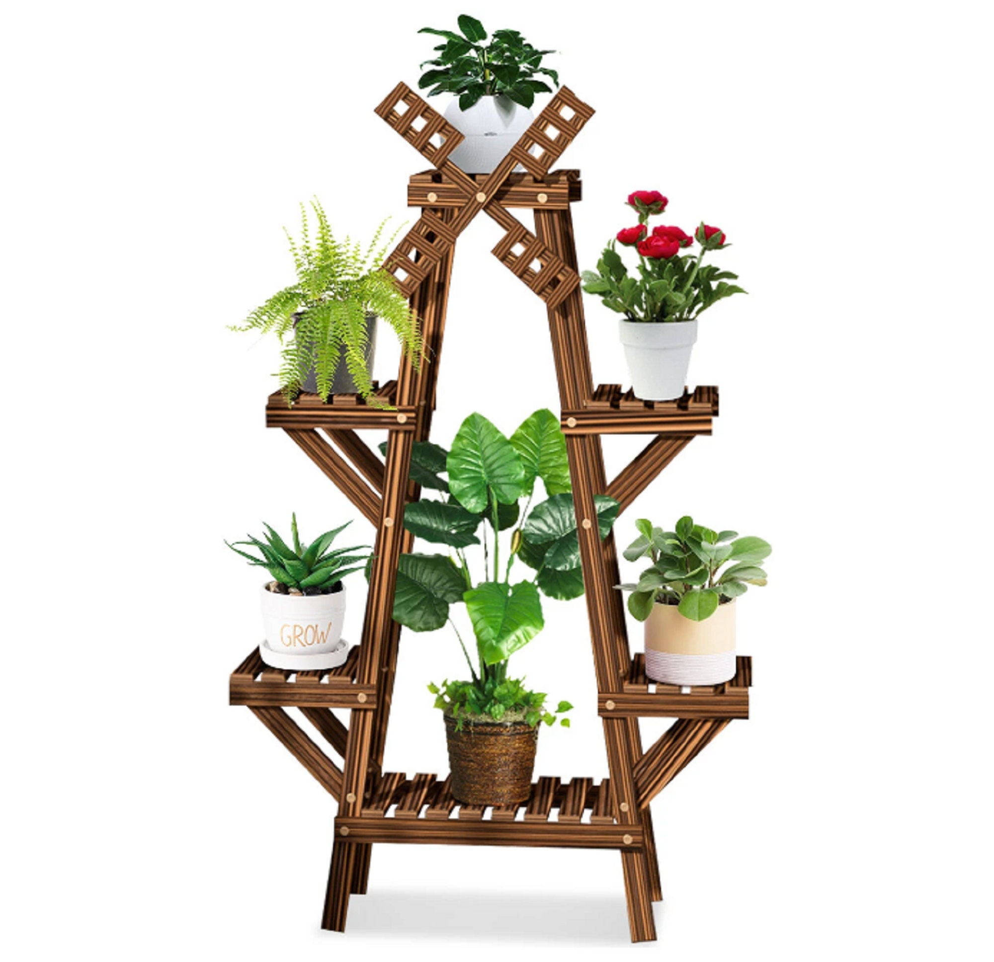 Wood Shelf Flower Pot Plant Shelf Decorative Shelf Floating Etsy