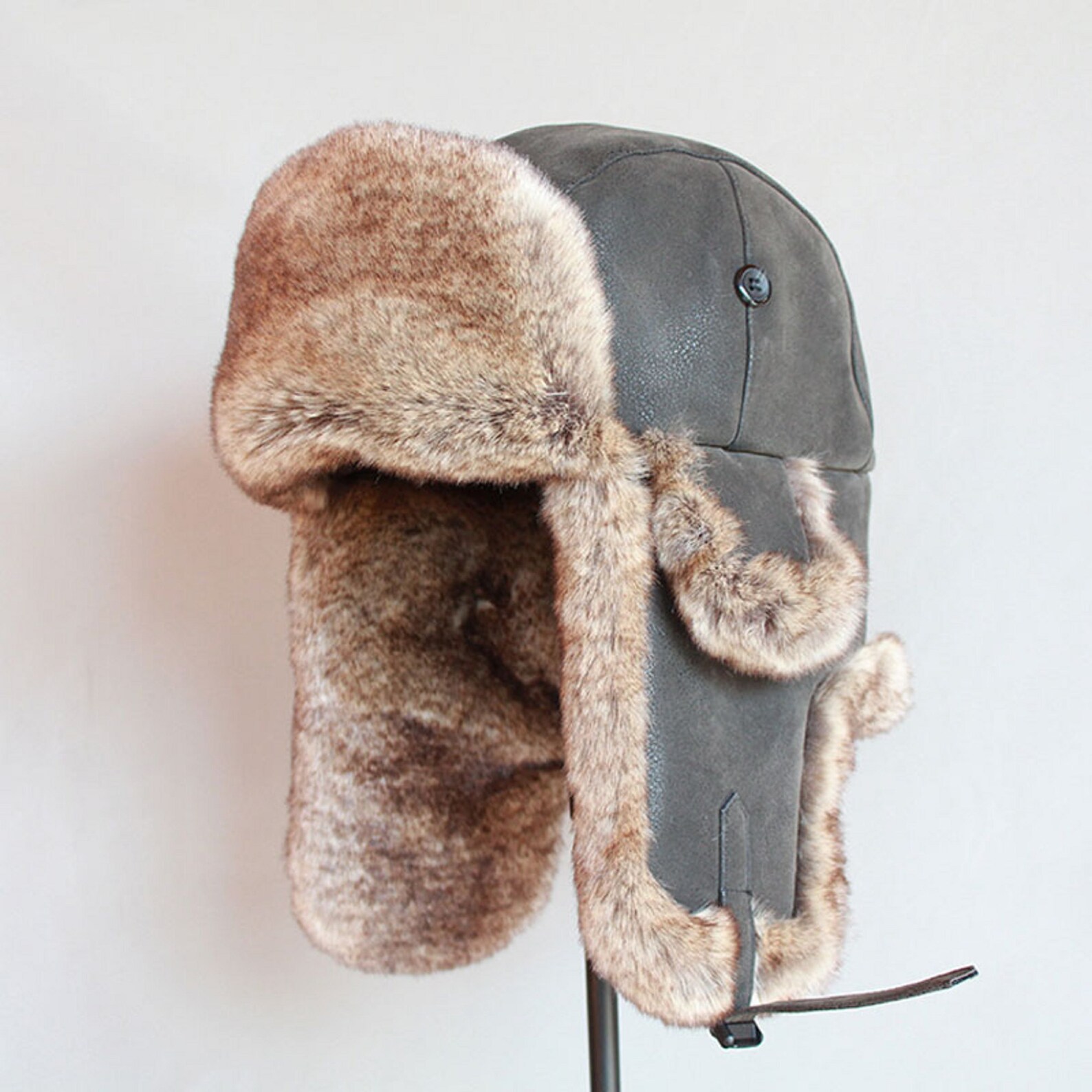 Winter Bomber Hat for Men and Women Thick Warm Cap With Ear Etsy