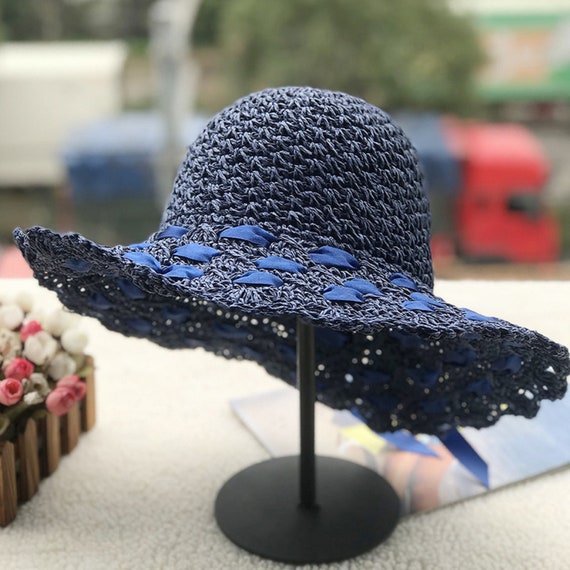 Hat Flat Big Brim Summer Hat for Female 