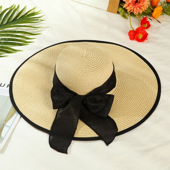 Large Brim Straw Hat Summer Hat Floppy 