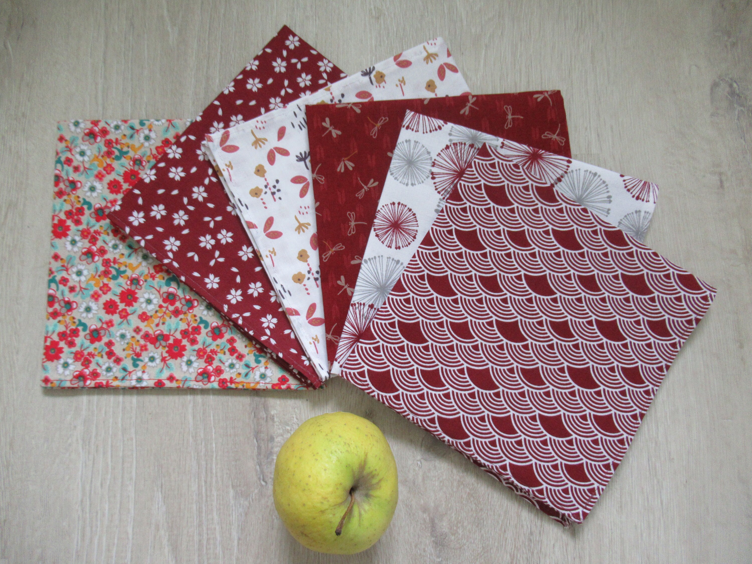 Serviettes de Table Adulte Liberty Autre Lavable Oekotex