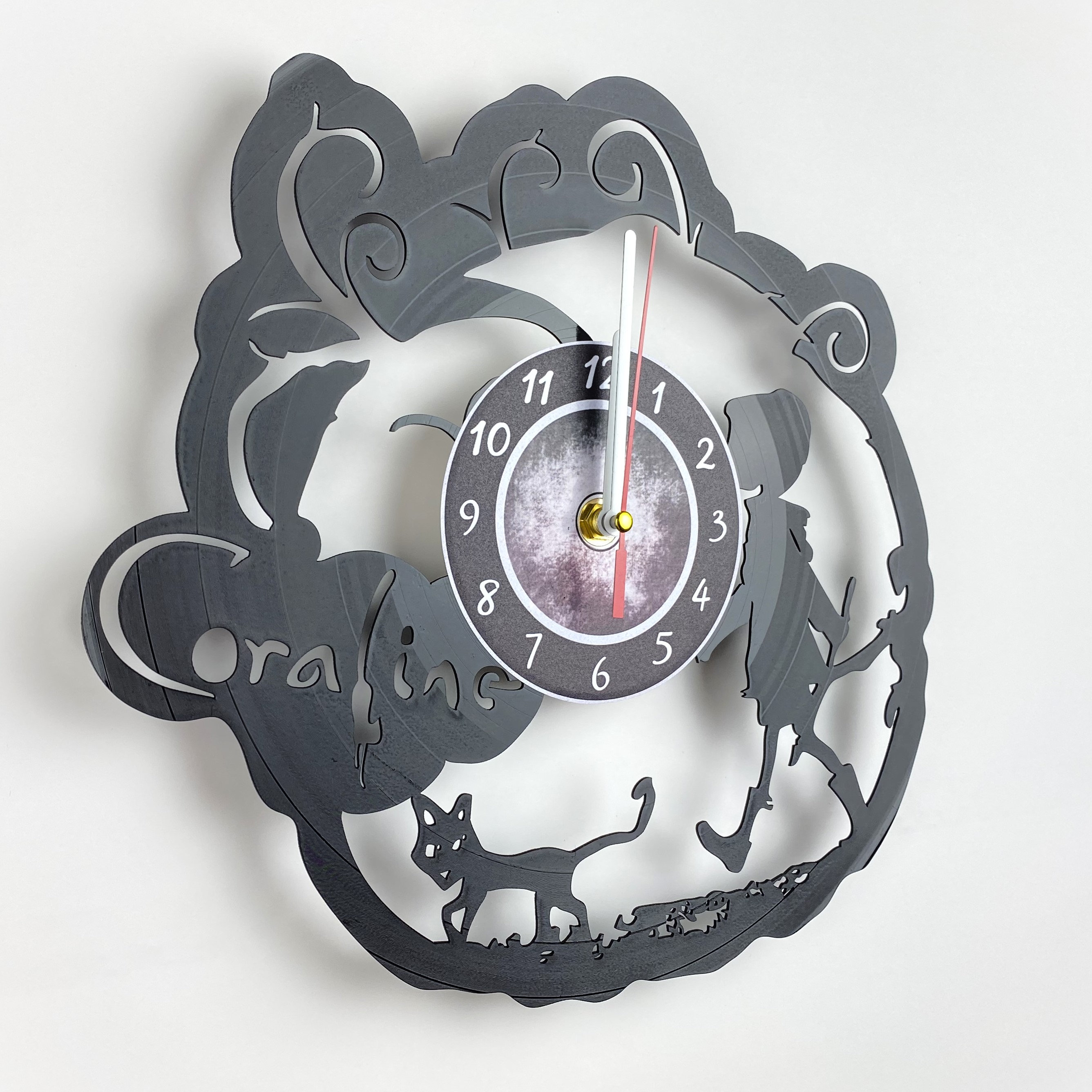 Handmade Coraline Vinyl Record Clock, Spooky Halloween Decor - Etsy