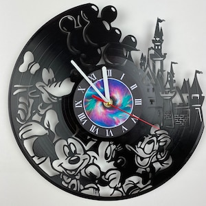 Enchanting Fairy Tale Inspired Vinyl Clock - Cinderella Castle Design for Baby Girl Nursery or Movie-Loving Kids Room Decor