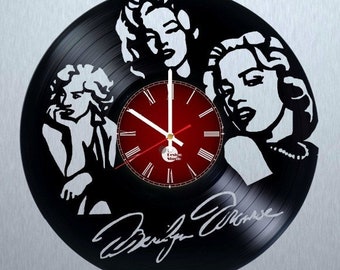 Details about   LED Vinyl Clock Marilyn Monroe LED Wall Art Decor Clock Original Gift 3741 