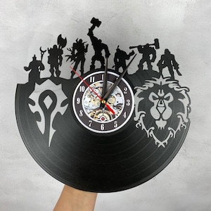 Kamer met gamethema - Vinyl muurdecoratie - Wandklok videogame - Gaming Room Decor-Geek Gifts - Cadeaus tienerjongen