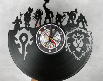 Game themed room - Wall Vinyl Decor - Video game wall clock - Gaming Room Decor-Geek Gifts - Teenager boy gifts