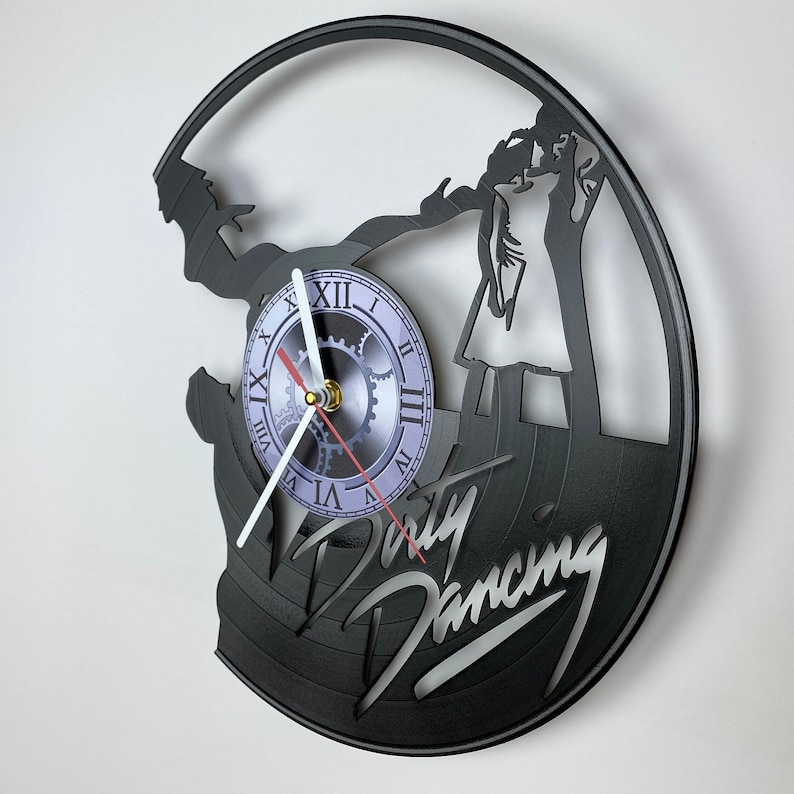 Dirty Dancing vinylklocka – handgjord present till filmfans bild 3