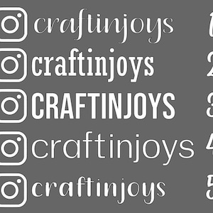 Custom Instagram Decal, Personal Name Decal, IG logo decal