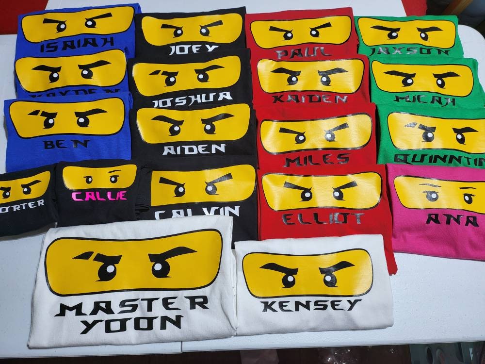 Ninja Inspired Shirts | Ninja Shirts | Birthday Shirts | Family Shirts | Group Birthday Shirt | Vacation Shirts | Personalized Shirts Decanow