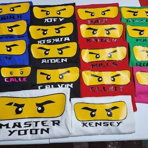 Ninja Inspired Shirts |Ninja Shirts | Birthday Shirts | Family Shirts | Group Birthday Shirt | Vacation Shirts | Personalized Shirts