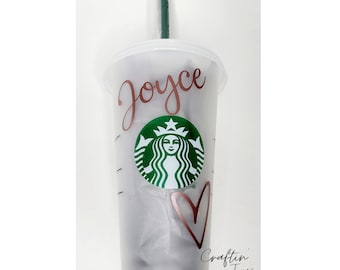 Starbucks Name Cups - 4 FONTS AVAILABLE - Etsy