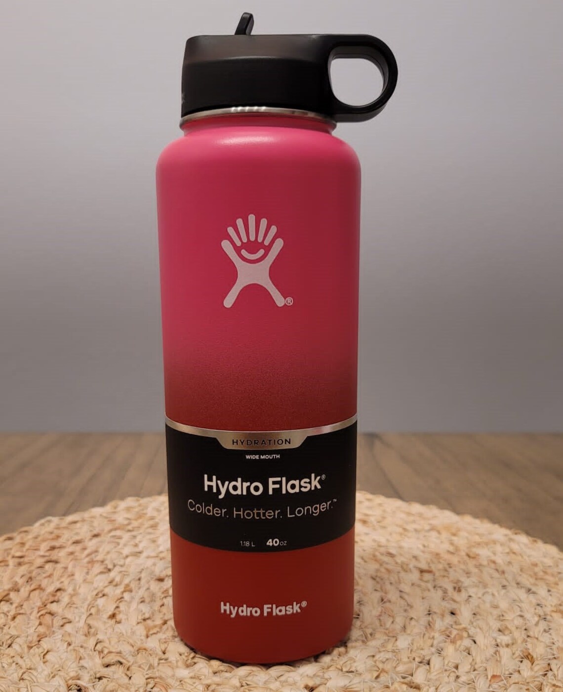 32oz Hydro Flask Straw Lid Water Bottle Multi Color Stainless Etsy
