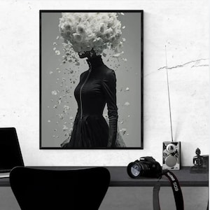Black Afro Woman Art Poster| Black Art| Black Art Poster |  Wall Print |Home Decor |Black Art Poster| Modern Art Prints | Afro Art