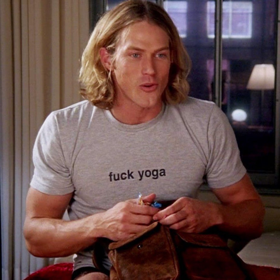 Fuck Yoga Sex and the City Slogan Tee Yoga photo