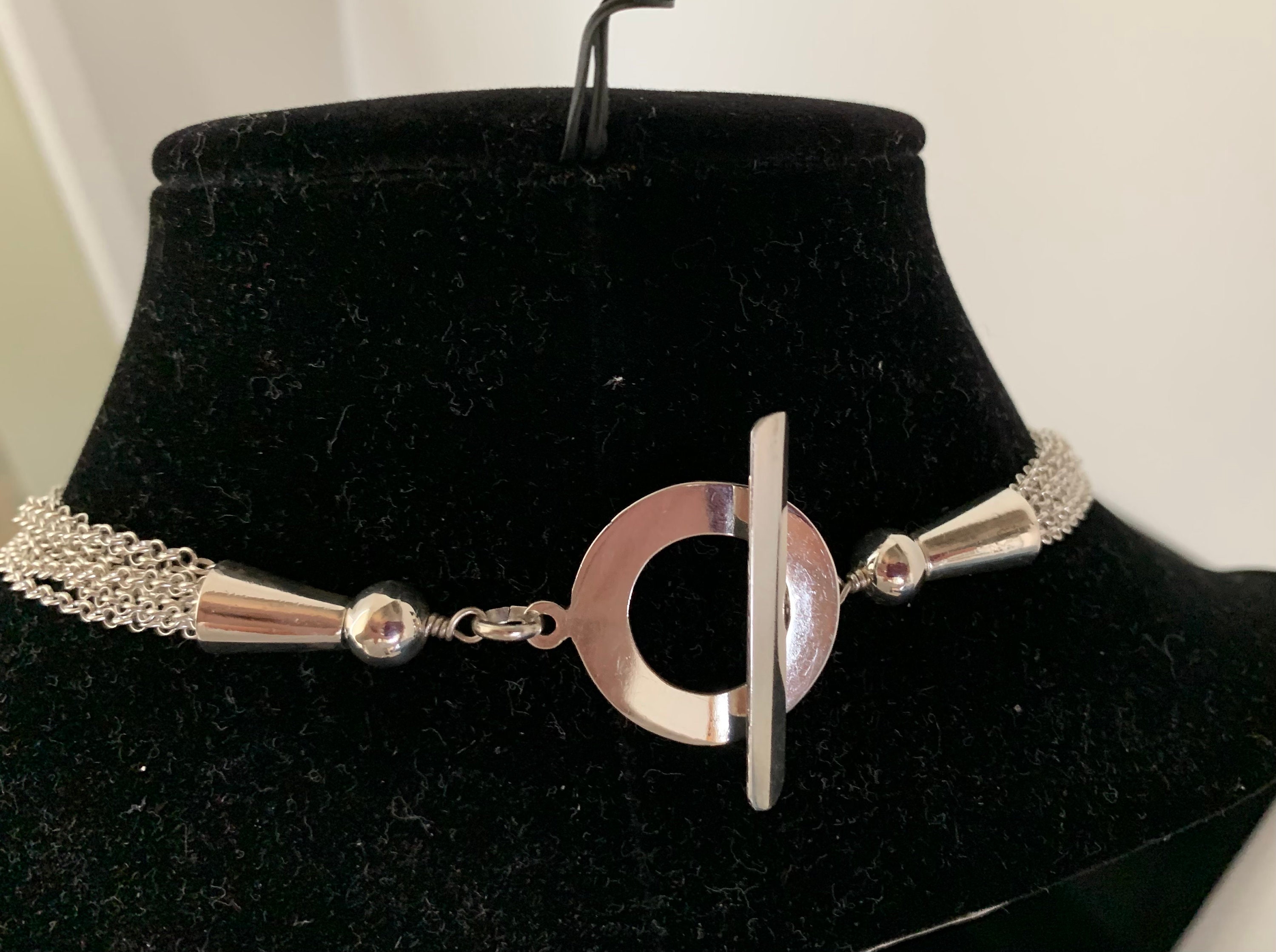 Rain Shower Fine Silver Necklace Etsy