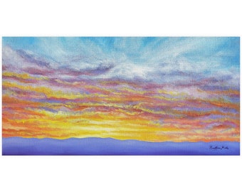 Wyoming Sunset Giclée Print: Rocky Mountain Art