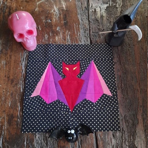 FPP Bat out of hell - Final size 10&quot; x 10&quot;