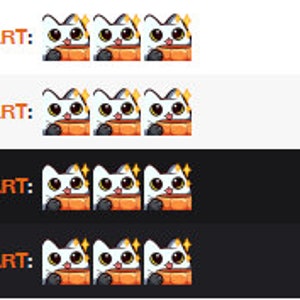 Ghost Cat Emote Ver2 for Twitch, Discord - Etsy