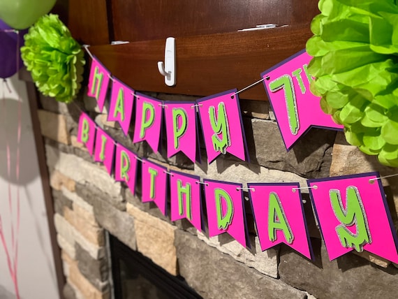 Zombies Birthday Banner, Zombies 2 Birthday, Zombies 3 Birthday Party Decor,  Disneys Zombies Party, Disney Zombies 3 Birthday Party 