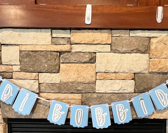 Cinderella birthday banner, bibbidi bobbidi boo, bibbidi bobbidi two party decor, bibbidi bobbidi birthday banner