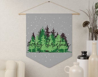 Merry Christmas pennant, merry christmas wall decor, christmas home decor, merry christmas floating decor, have yourself a merry xmas