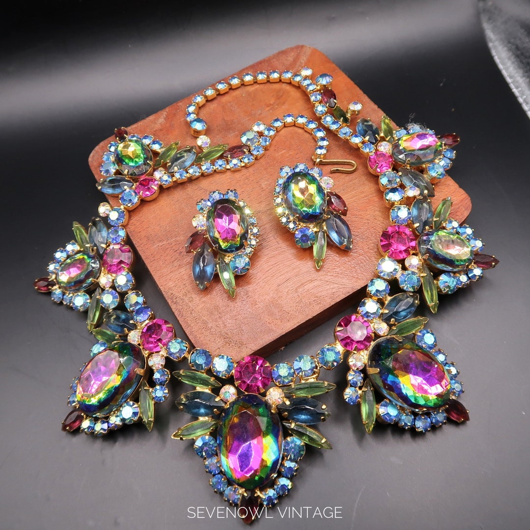 アクセサリー VINTAGE SEVEN SEAS NECKLACE &EARRING SET 71s8H4idsWL._UY300_.jpg