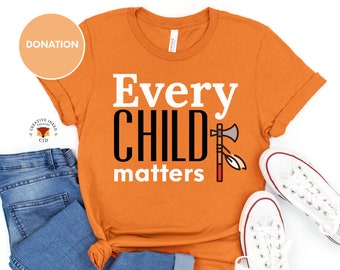 Camiseta Cada Niño Importa, Día de la Camisa Naranja, 30 de septiembre, Concientización para las comunidades indígenas, Camisa del Maestro, Promover la paz, Camiseta del Maestro