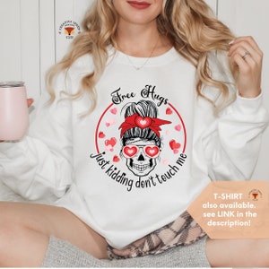 Cute Valentines Sweater, Valentines Sweatshirt, Gift for Friend, Valentines day Shirts for Women, Valentines Day Shirt, Valentine Hearts