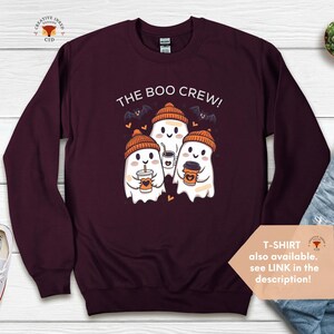 Moletom de Halloween de enfermeira, Equipe de enfermeira, Presente para enfermeira, Roupas de Halloween, Camisa de Halloween, Fantasia de Halloween, Camisa de enfermeira engraçada, Equipe Boo