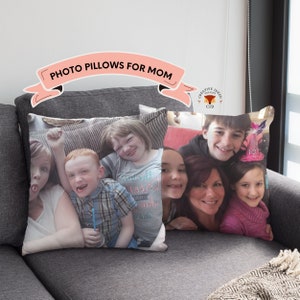 Mothers Day Gift, Family Photo Gift, Mothers Day Pillow, Gift for Mom, Gift ForMotherr, Photo Pillow, Gift from Husband, Gift From Daughter