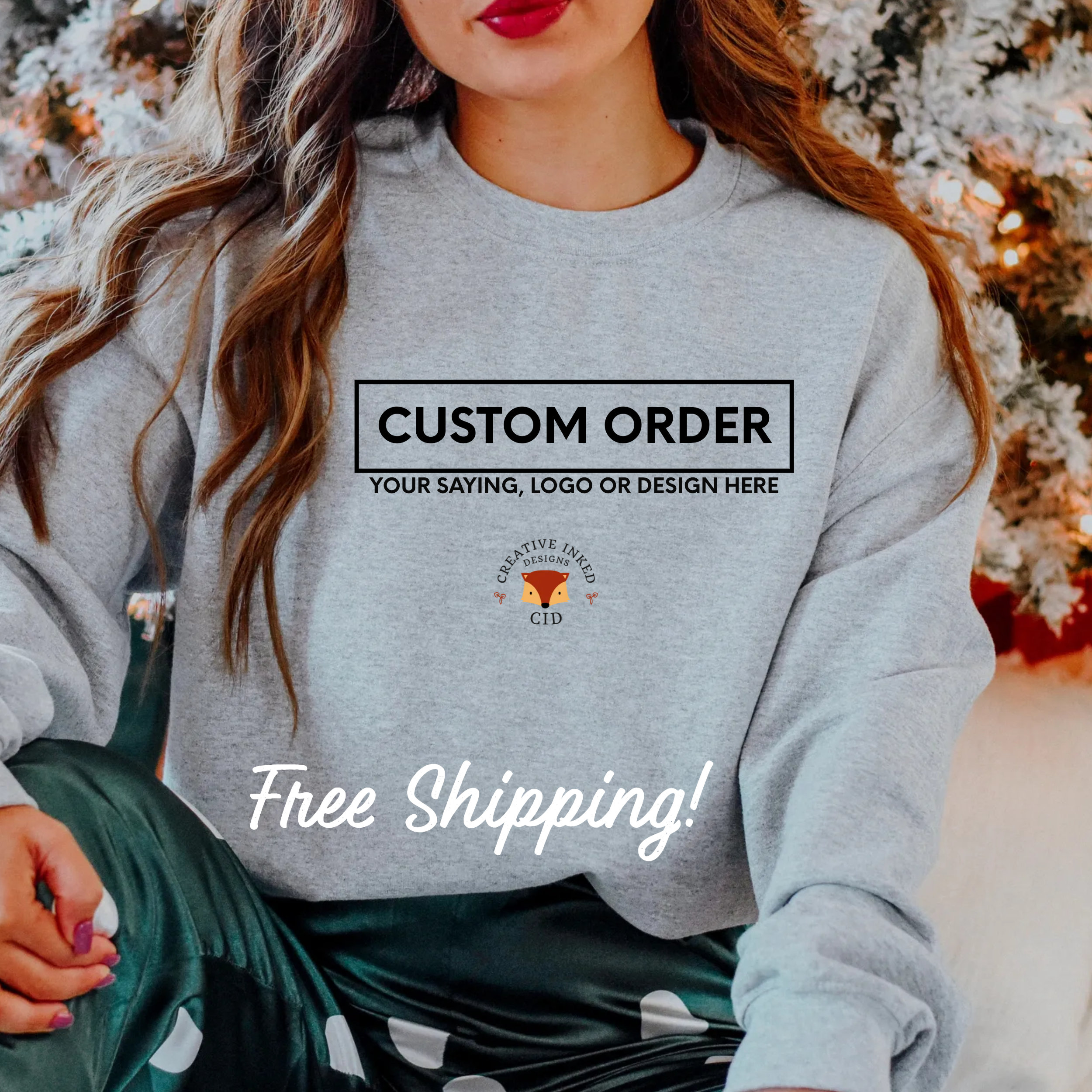 Sweatshirts Embroidered Custom Sweatshirt Order Shirts